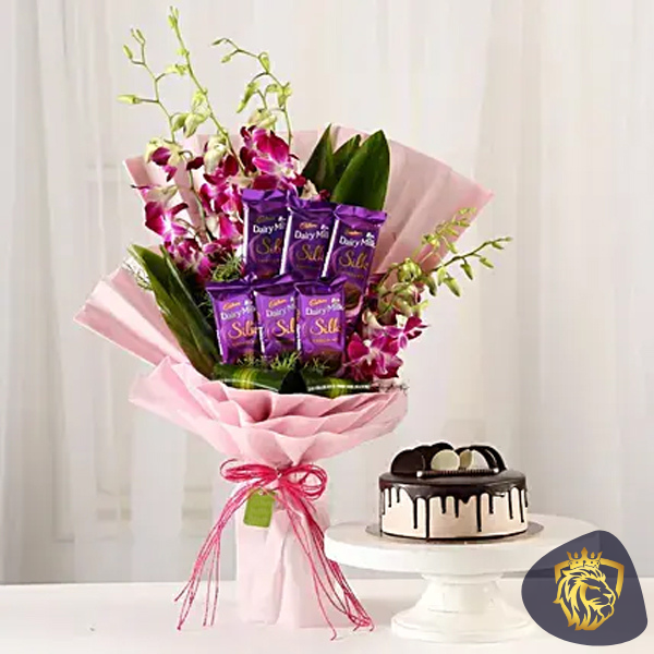 Luxurious-Lion-Flowers-Combo-Charming